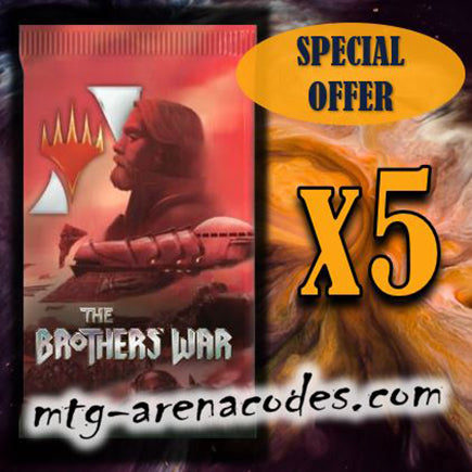 The Brothers War Promo Pack Code | 5 Boosters
