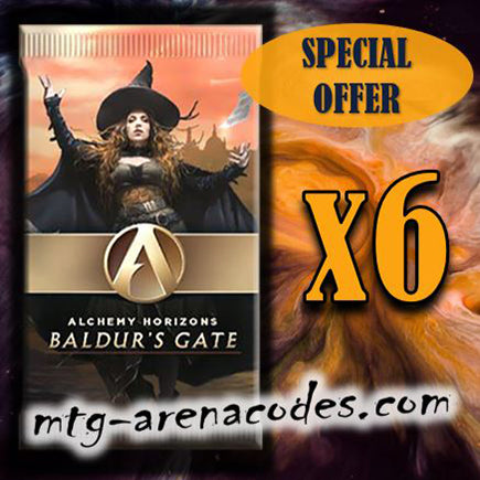 Alchemy Horizons Baldur's Gate Prerelease Code | 6 Boosters