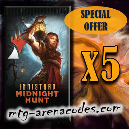 Innistrad Midnight Hunt Promo Pack Code | 5 Boosters