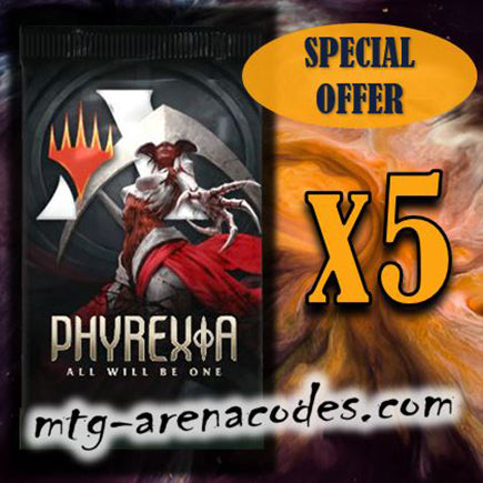 Phyrexia All Will Be One Promo Pack Code | 5 Boosters