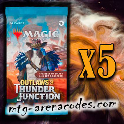 Outlaws of Thunder Junction Promo Pack Code | 5 Boosters