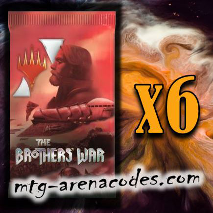 The Brothers War Prerelease Code | 6 Boosters