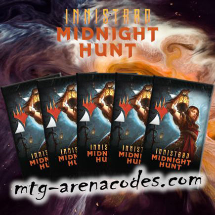 Innistrad Midnight Hunt Promo Pack Code | 5 Boosters
