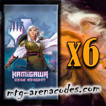 Kamigawa Neon Dynasty MTG Arena Code Card For Kamigawa: Neon Dynasty Prerelease Redeem For 6 Booster Packs Online Magic The Gathering Prerelease Box Kamigawa Neon Dynasty MTG Arena Code Card For Kamigawa: Neon Dynasty Prerelease Redeem For 6 Booster Packs Online Magic The Gathering Prerelease Box