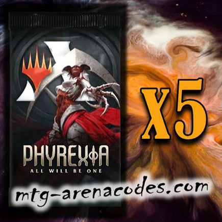 Phyrexia All Will Be One Promo Pack Code | 5 Boosters